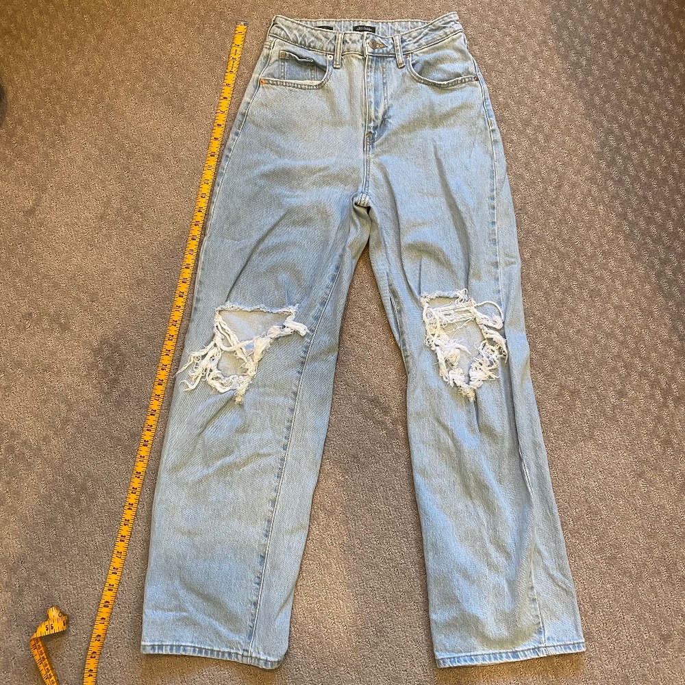 Wild Fable Highest Rise Baggy Ripped Jeans